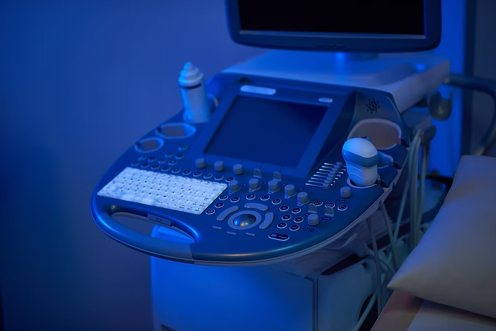 Equipamento de ultrassom Doppler para avaliação vascular